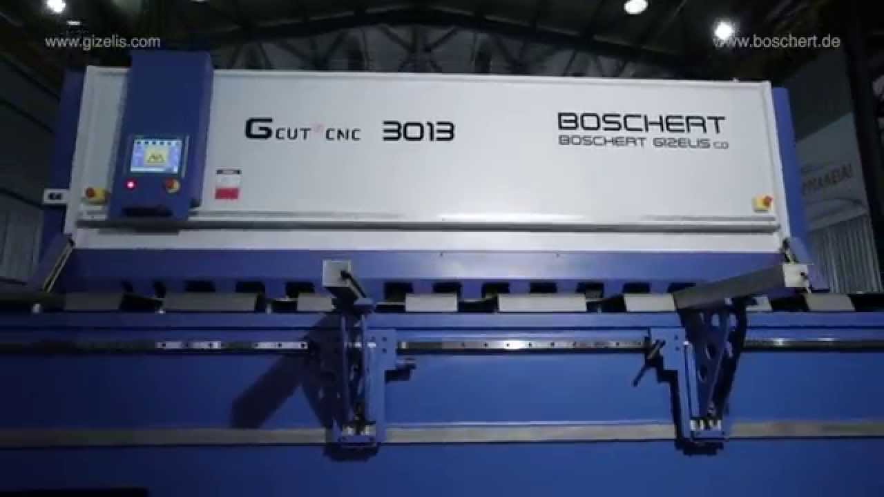 Cisaille hydraulique GCut CNC Series Boschert - MT Metall Technik