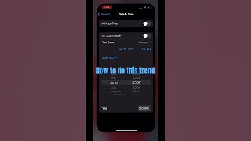 How to do the long stopwatch trend tutorial