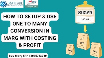 How to Setup Conversion One to Many Complete Step by Step in Marg ERP Software Hindi | 8076783949