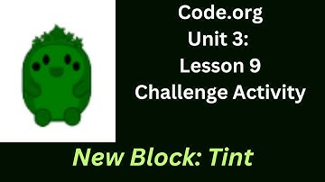 Code org Lesson 9 Challenge - New Block: Tint