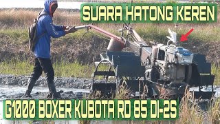 SUARA HATONG KEREN TRAKTOR G1000 BOXER MESIN KUBOTA RD 85 DI 2S