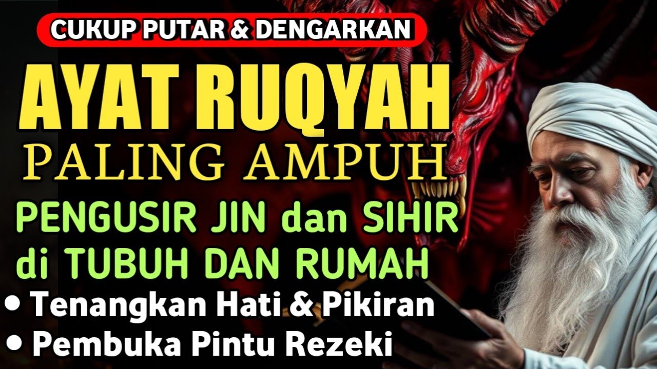 RAMADHAN RUQYAH RUMAH, PENGUSIR JIN, SETAN & SIHIR, PENENANG HATI DAN FIKIRAN | By Alaa Aqel