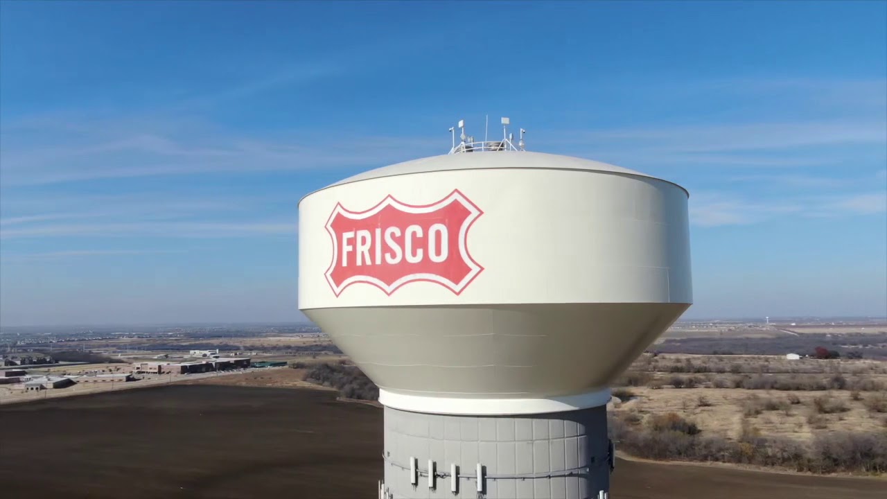 Water Tower Frisco TX Mavic 2 Zoom Drone YouTube