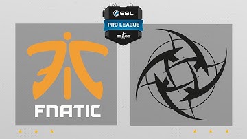 CS:GO - Fnatic vs. NiP [Cache] Map 1 - ESL Pro League Season 5 - EU Matchday 13