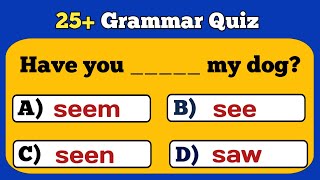 Mixed Grammar Quiz | Grammar Quiz: Can You Score This Test #part 8