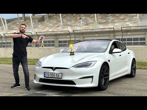 უტდ - Tesla S PLAID! ყველაზე სწრაფი მანქანა საქართველოში! 1020 HP!