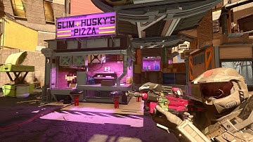 Cyberpunk Midship - Halo Infinite Forge Map Showcase