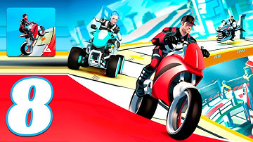 Gravity Rider: Space Bike Racing Game Online #8 - Gameplay Android & iOS game - bike games