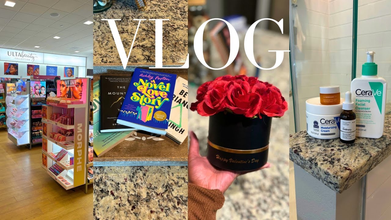 Winter Skincare Routine + Ulta Beauty Haul, Valentine’s Day Decor Ideas & Book Recs