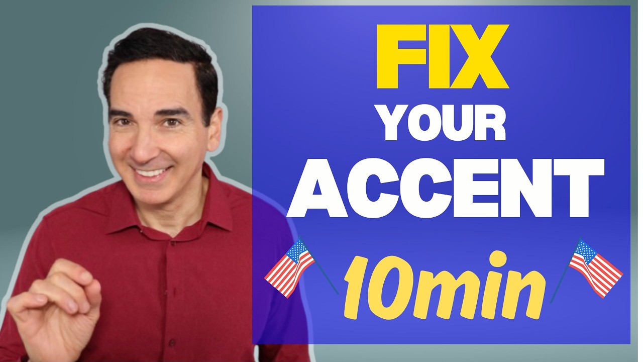 Sound More American in 10 Minutes (Easy Pronunciation Trick): American ...