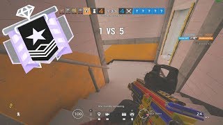 The 4-4 1v5 Overtime Matchpoint Clutch - Rainbow Six Siege