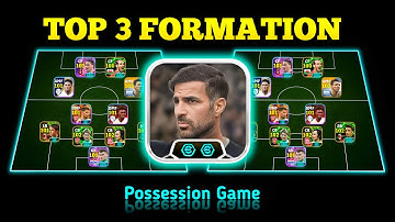 Top 3 Formations for Free Cesc Fàbregas Manager in eFootball 2026 | Possession Game & Link Up Setup 