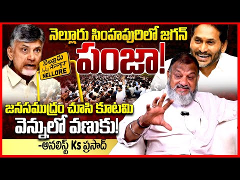 నెల్లూరులో సింహం ల జగన్ || Analyst Ks Prasad Reacts On Ys Jagan Nellore Tour || Telugu Rajyam