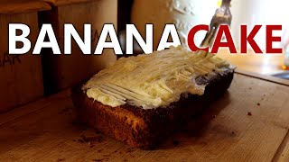 Cooking Aboard - Dad Makes Use Of Bruised Bananas To Make A Delicious Homemade Banana Cake