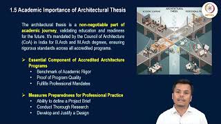 Introduction to Architectural Thesis