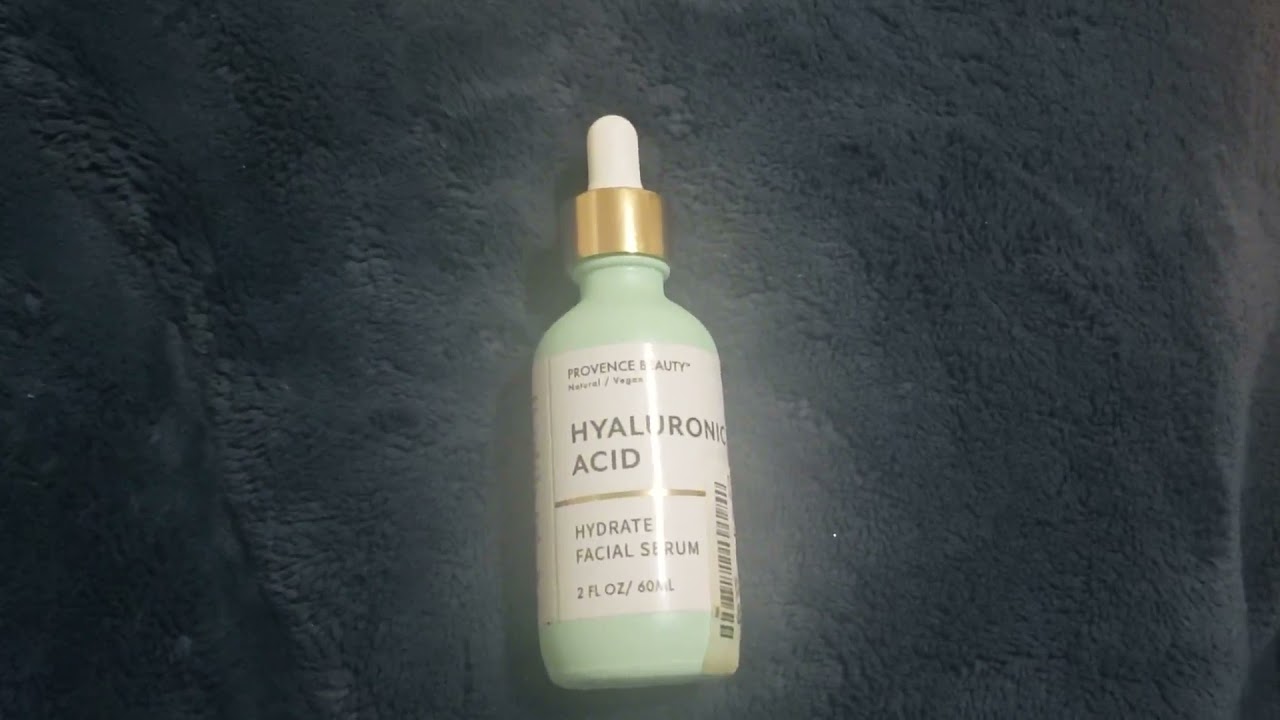 Provence Beauty Hyaluronic Acid Hydrate Facial Serum Review YouTube