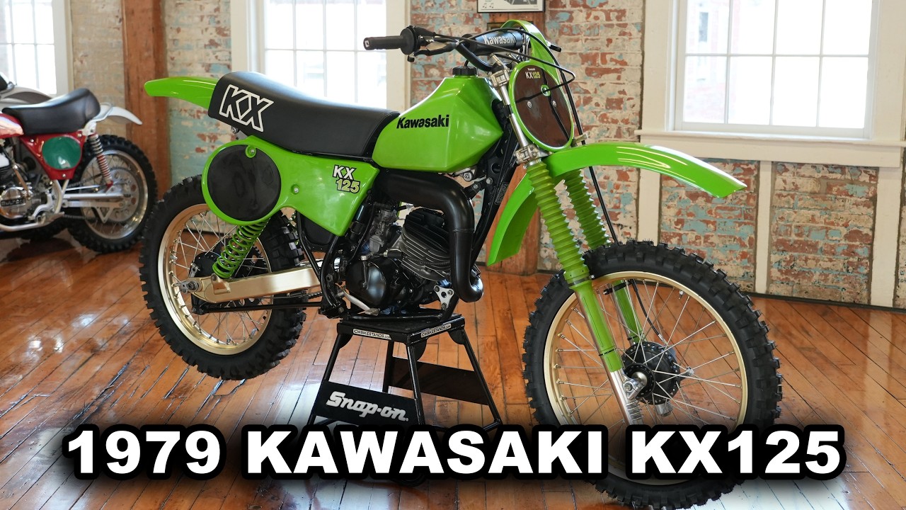 Реставрация мотоцикла KAWASAKI KX125 1979 года выпуска.