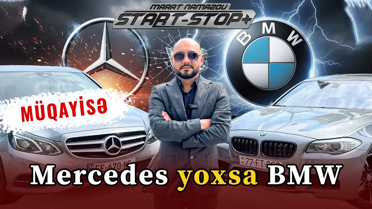 BMW 528 və Mercedes E220  Müqayisə / İncələmə / Usta rəyi | Start Stop+ 1-ci bölüm