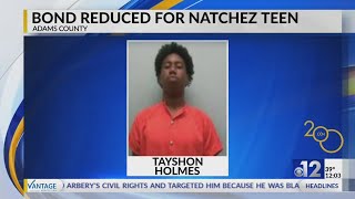Bond reduced for Natchez teen charged with murder