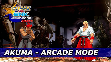 Capcom vs. SNK Pro - Akuma - Arcade Mode/1080p 60fps/Redream