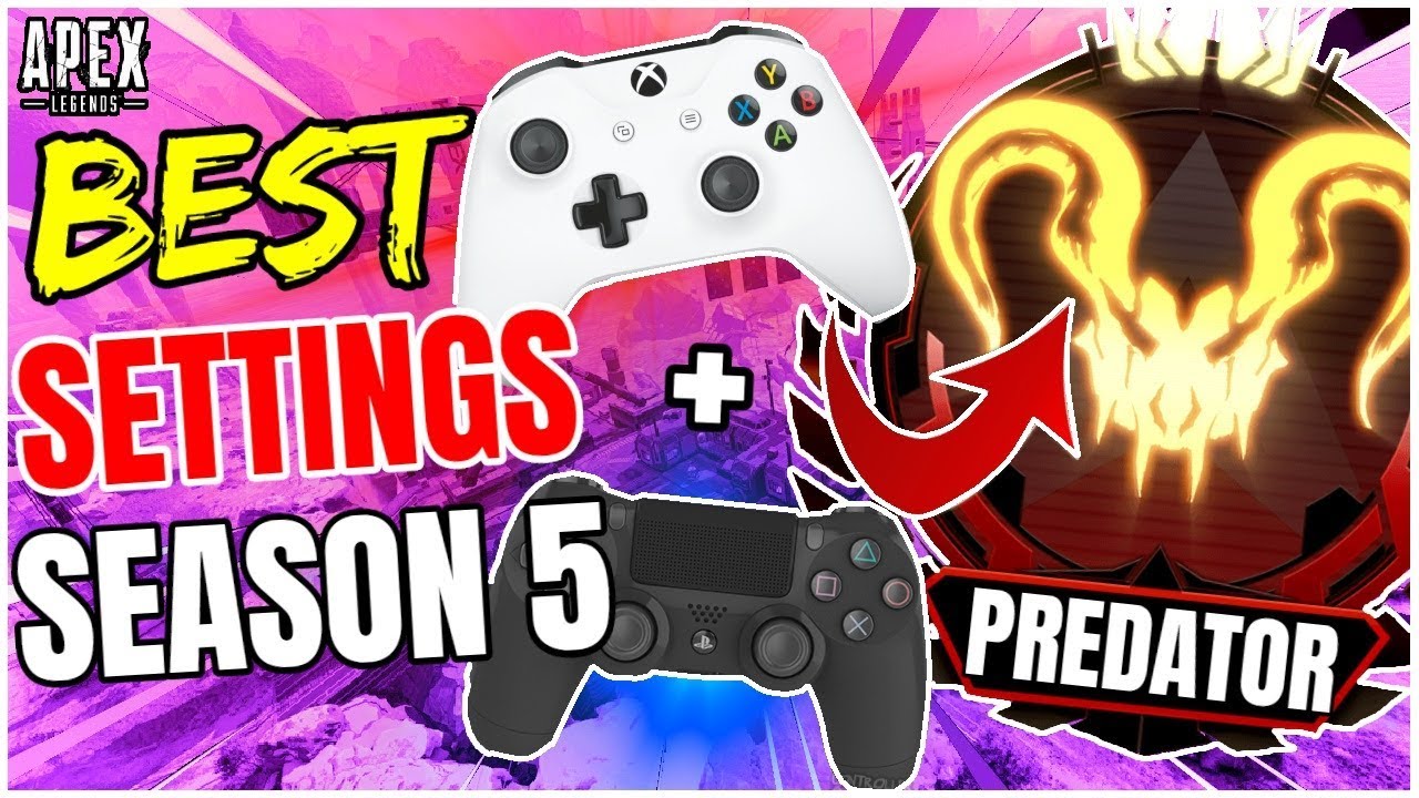 These CONSOLE SETTINGS Got Me To APEX PREDATOR! - Apex Legends Season 5 ...