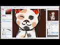 Raincoat Cat [Speed Art]