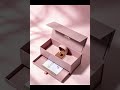 Custom Double-Layer Jewelry Gift Box Manufacturer | Dusty Rose PU Series | ROMI #luxurypackaging