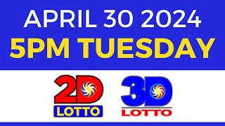 5pm Lotto Result Today April 30 2024 | Complete Details