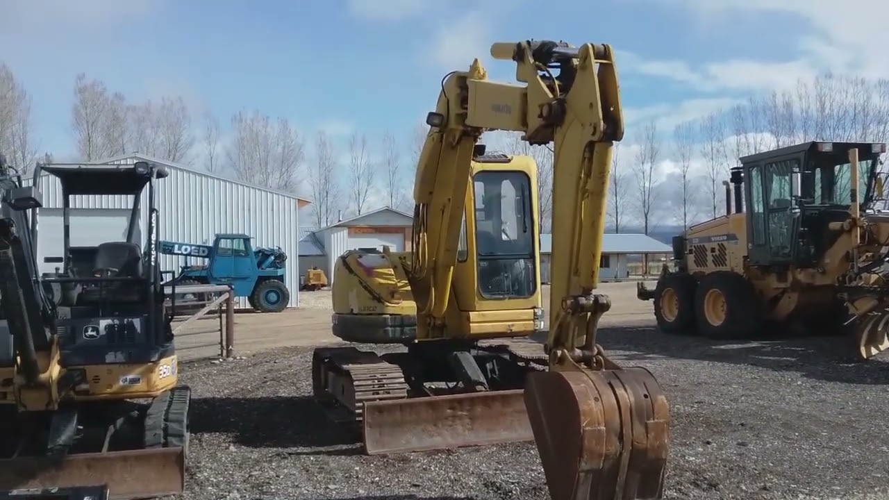 Komatsu PC75 cold start