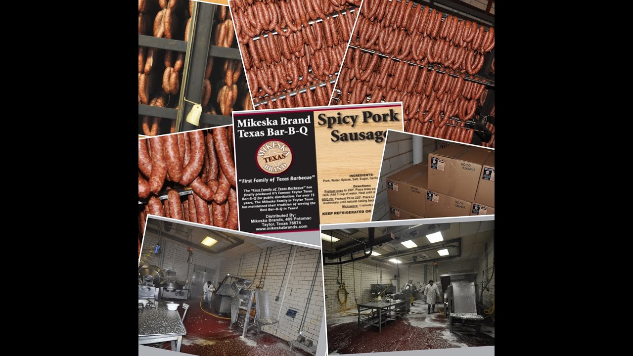 Mikeska Brands Texas Sausage..... the whole process