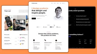 🔥 Create a Portfolio Website Using HTML & CSS & JavaScript - part 2