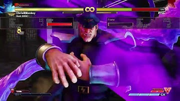 SFV: Arcade Edition - M. Bison V Trigger 2 Combo IT