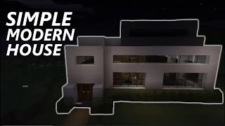 Minecraft: How to Build Simple Modern House In Minecraft (Easy)