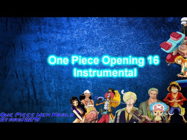 One Piece - Opening 16 【Hands Up!】 4K 60FPS Creditless