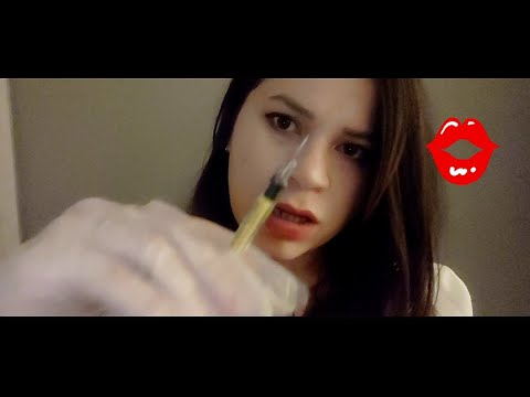 Türkçe ASMR 💤 Dudaklarına Dolgu Yapıyorum 👄👄 Kalem ve Ağız Sesleri