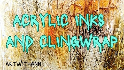 Acrylic ink background technique/beginner acrylic ink | art technique #liquitexink #dalerrowneyink