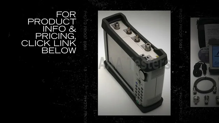 Anritsu S820C Cable Antenna Analyzer 3.3 to 20 GHz