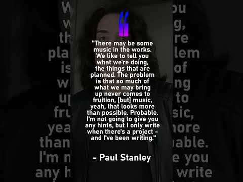 پال استنلی تایید کرد گروه کیس در حال نوشتن هستند جدید موسیقی اخبار موسیقی فیلم کوتاه 