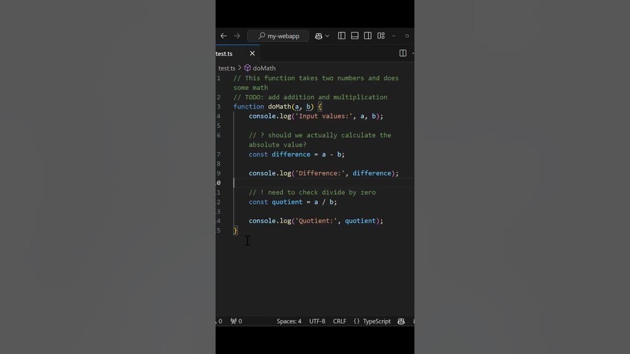 Comment your code better - YouTube