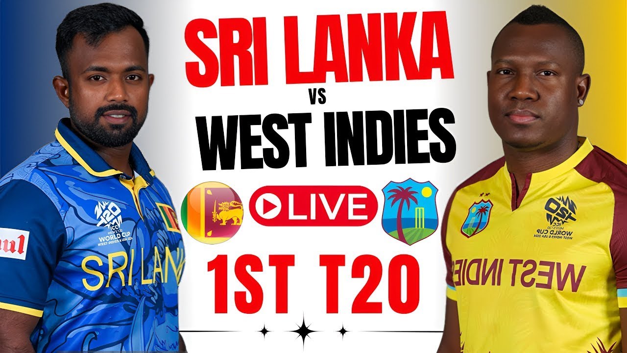 Sri Lanka vs West Indies live, 1st T20 | SL vs WI live | live cricket