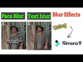 How to blur video in filmora 9 | Video me blur effect kaise lagaye |