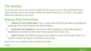 How to Pass an Input Value to a Select Option on Another Page Using POST in PHP
