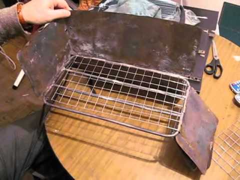 Самодельный титановый таганок для похода. - YouTube