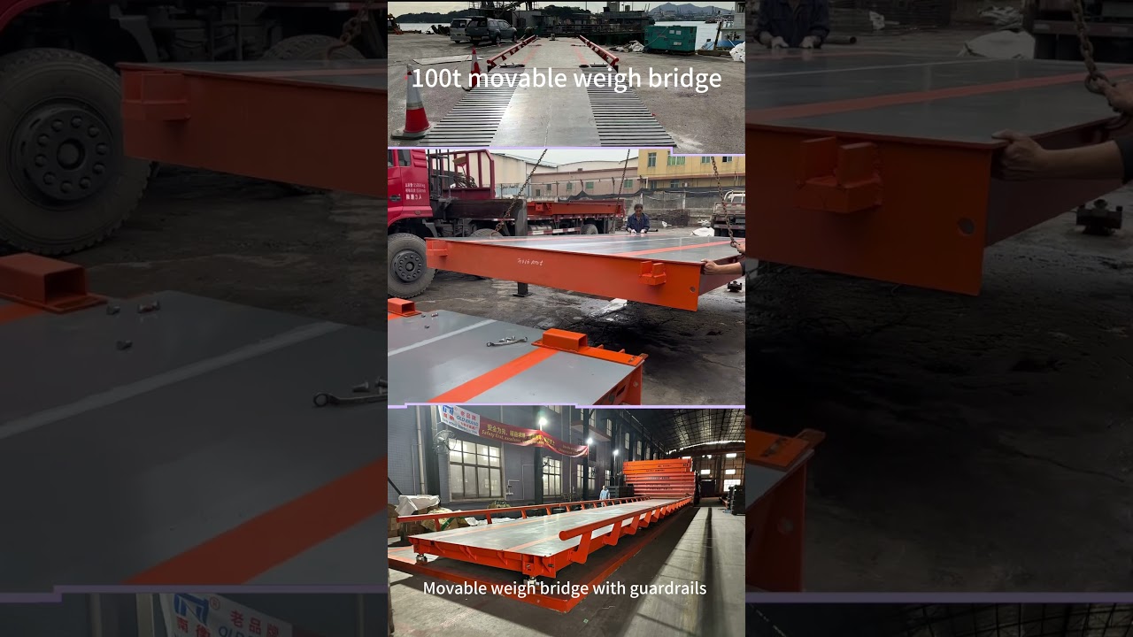 Movable weigh bridge 
