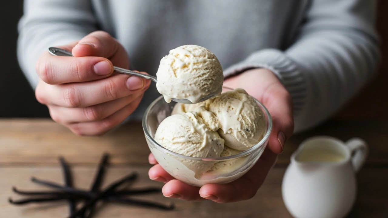 Homemade 3 Ingredient Vanilla Ice Cream (2026 Easy Recipe)