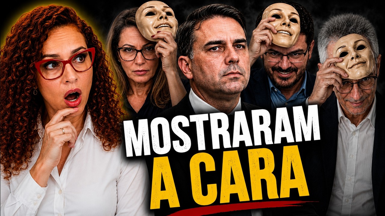 MÁSCARAS CAINDO — “direita" permitida correu pra destruir Flávio Bolsonaro