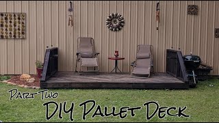 DIY Pallet Deck (Part Two)