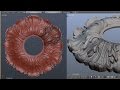 Blender 3D - Circular ornament modeling timelapse