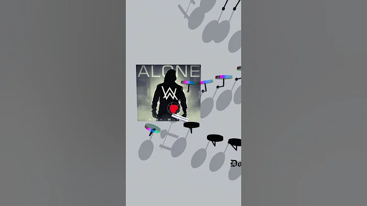 ALONE^ALAN WALKER - Marble Music #shorts #alone #satisfying