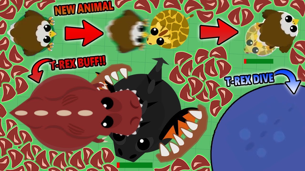 MOPE.IO NEW MOPELUTION UPDATE! NEW EAGLE ANIMAL + T-REX BUFF!! COMING ...